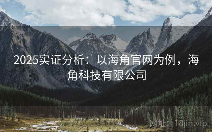 2025实证分析：以海角官网为例，海角科技有限公司  第1张