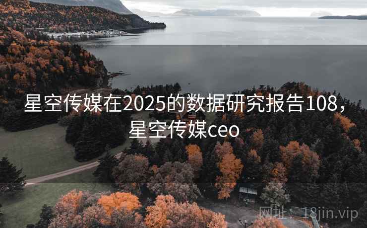 星空传媒在2025的数据研究报告108，星空传媒ceo  第1张