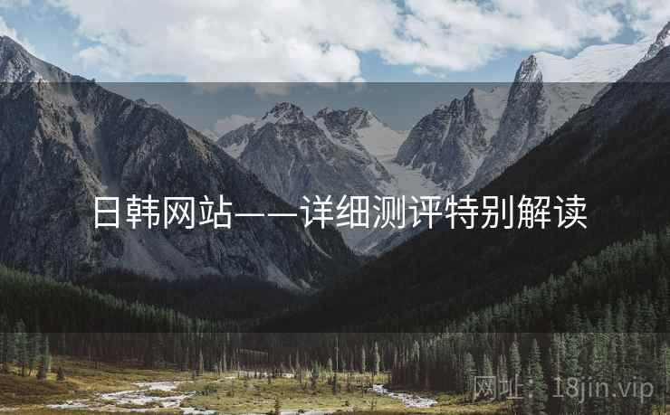 日韩网站——详细测评特别解读  第2张