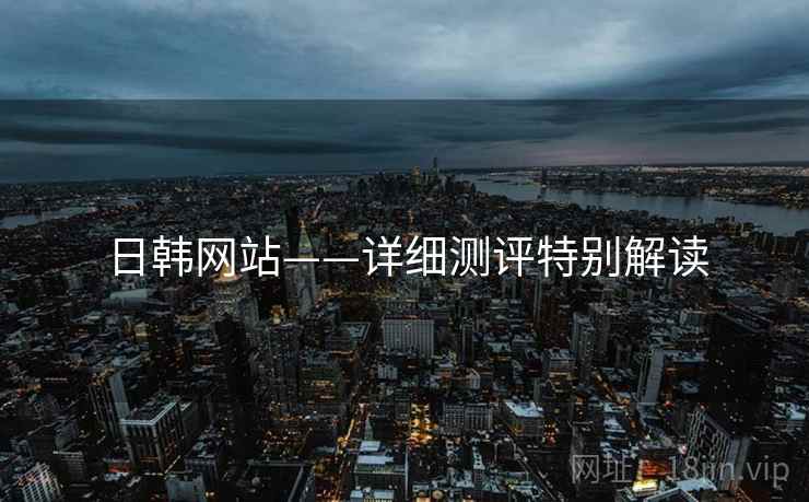 日韩网站——详细测评特别解读  第1张