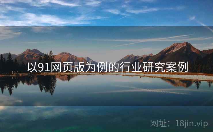 以91网页版为例的行业研究案例  第2张