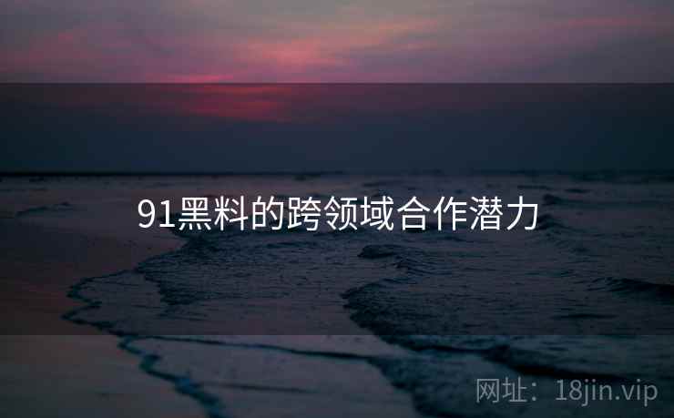 91黑料的跨领域合作潜力  第1张