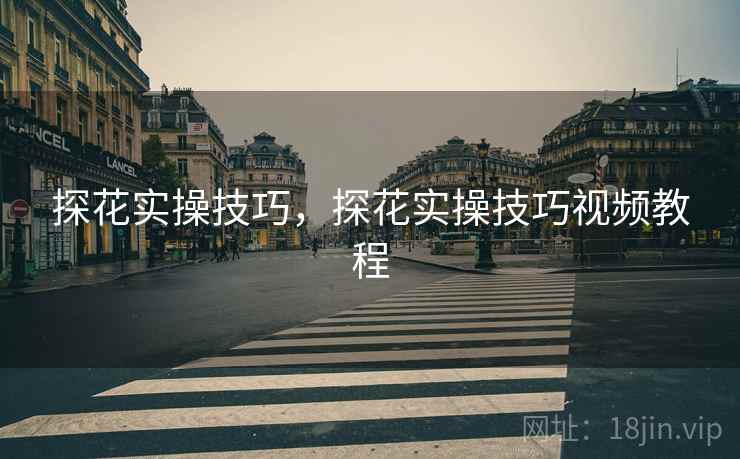 探花实操技巧，探花实操技巧视频教程  第2张